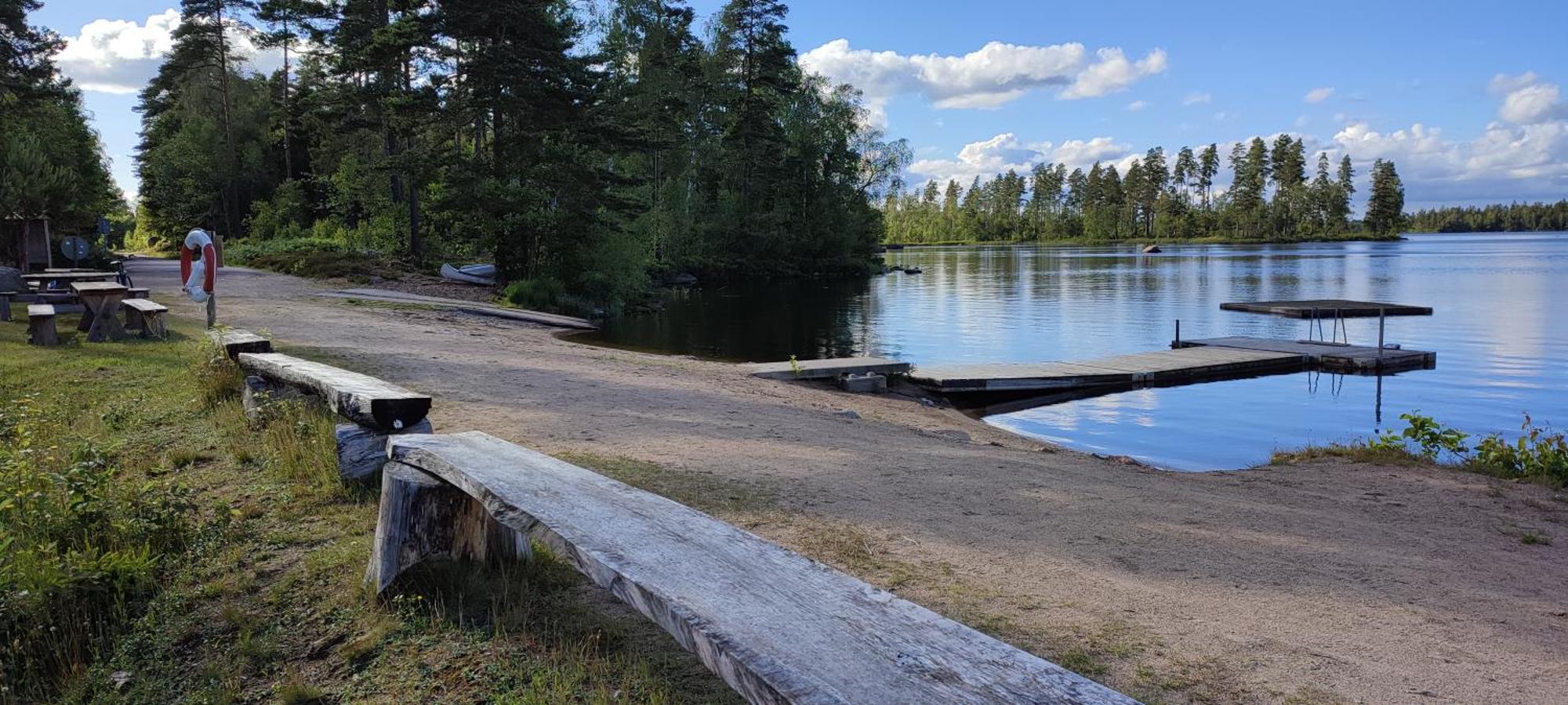 Boende I Malaskog, Near The Lake, Boat, Big Garden Ryssby Exterior foto